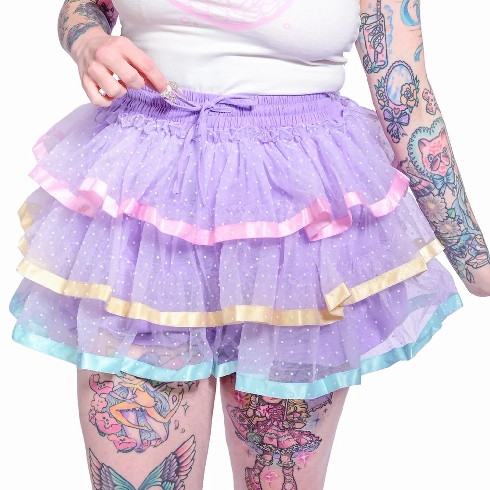 My Violet Ruffle Shorts - 3X/4X